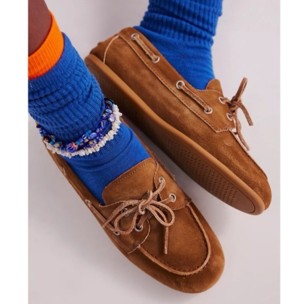 Jeffrey Campbell Yachting All Day Camel Loafer Miu Miu Moccasin Boat Shoes 9